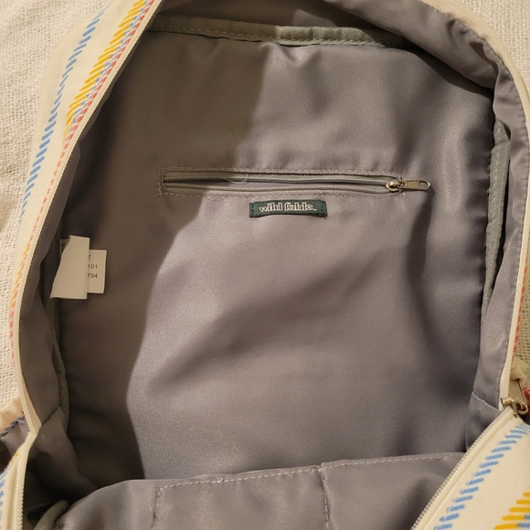 Pink/white backpack - Picture 4 of 5